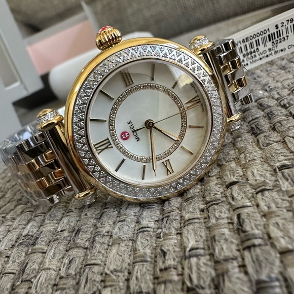 NWT MICHELE Caber Diamond Watch MWW16E000001 - Picture 8 of 16